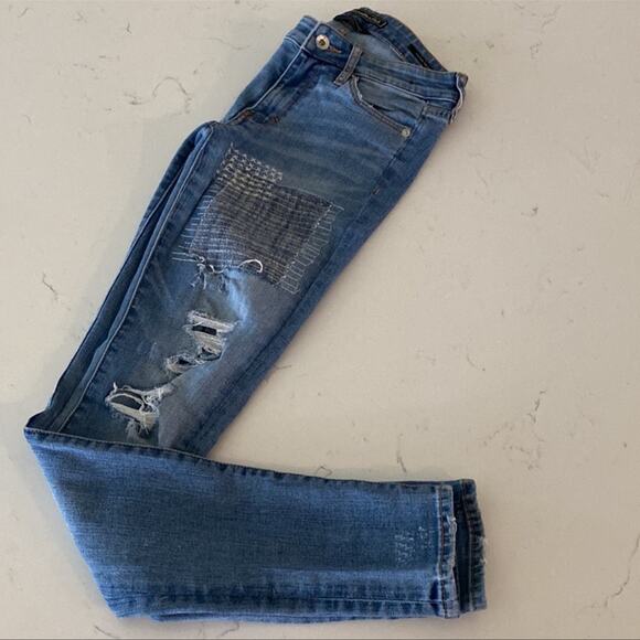 Abercrombie & Fitch Denim Blue Signature Collection Super Skinny Jeans Size 24 - Picture 3 of 4